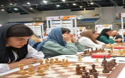 حرکت قشنگ شطرنج بازان ایران در حمایت از فلسطین