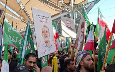 عکس/ شهید لاریجانی در دسته طویریج عراق