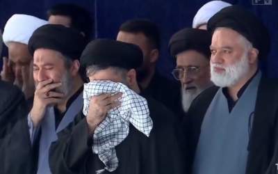 اشک‌های فرزندان رهبر شهید انقلاب  