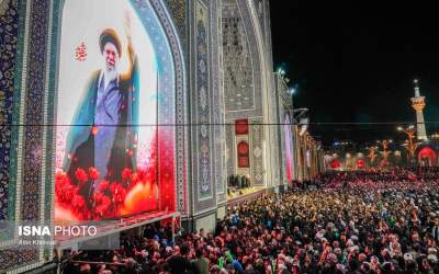 اقامه نماز بر پیکر مطهر رهبر شهید انقلاب در حرم مطهر رضوی  <img src="https://cdn2.jahannews.com/images/picture_icon.png" width="11" height="10" border="0" align="top">