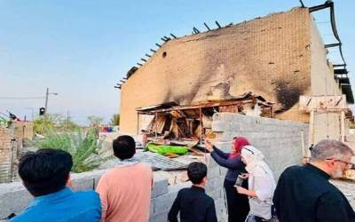 بازدید خبرنگاران بین‌المللی از مناطق آسیب‌دیده لامرد