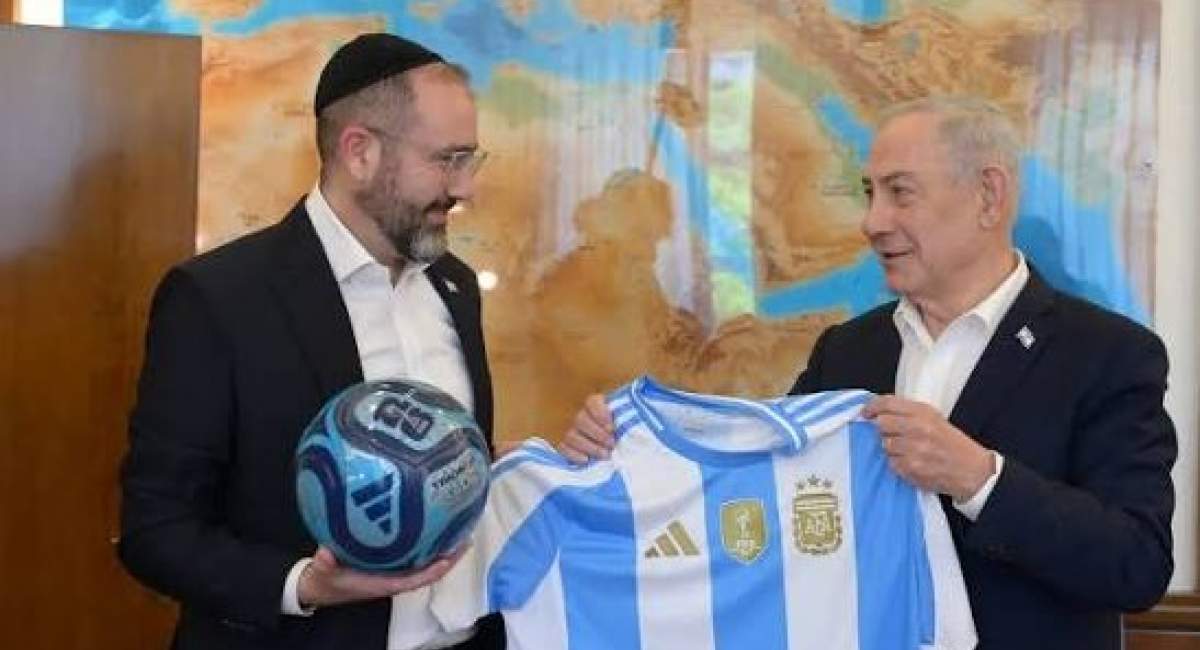 انتشار فیلم حمایت نتانیاهو از آرژانتین قبل از فینال  
