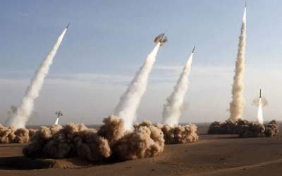 رگبار موشک‌های ایران در پایگاه‌های آمریکا +فیلم  