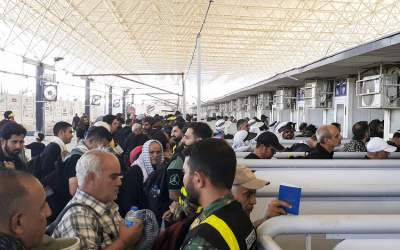 موج بازگشت زائران از کربلای معلی در مرز مهران  