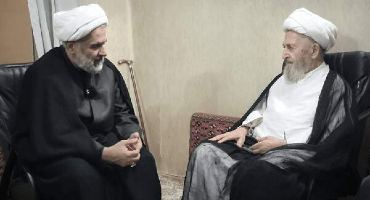 دیدار رئیس سازمان بسیج با آیت الله سبحانی +فیلم  